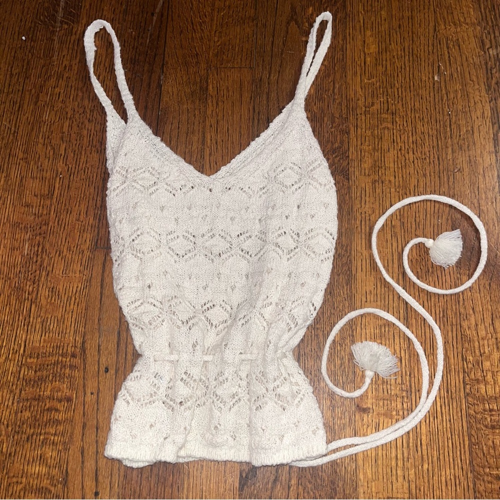 SO — Cream Knit Top